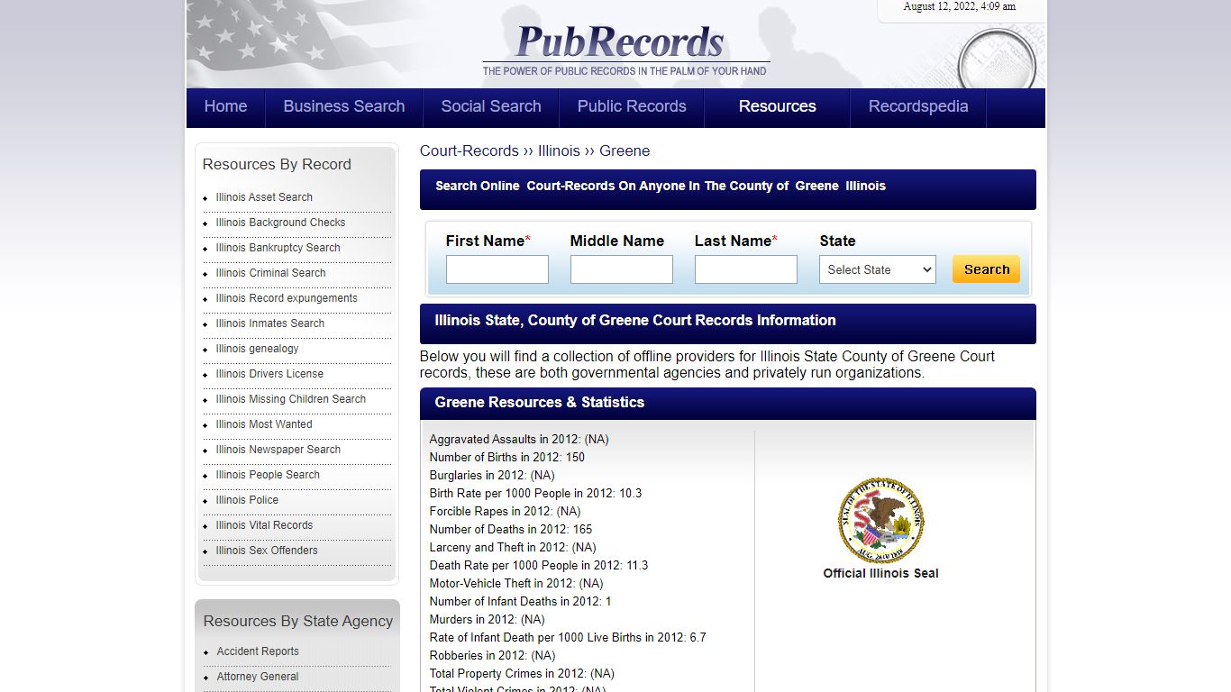 Greene County, Illinois Court Records