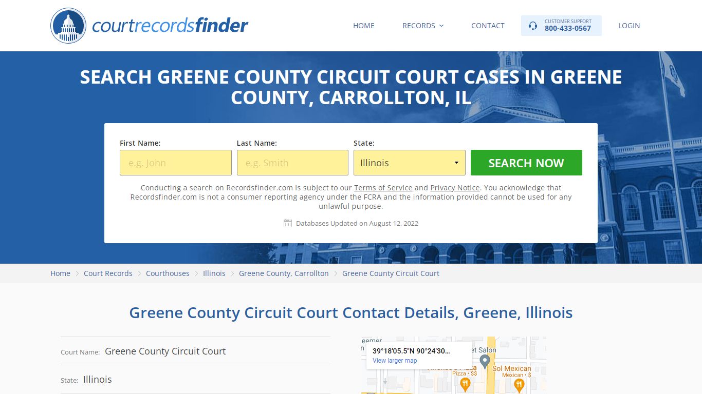 Greene County Circuit Court Case Search - Greene County ...